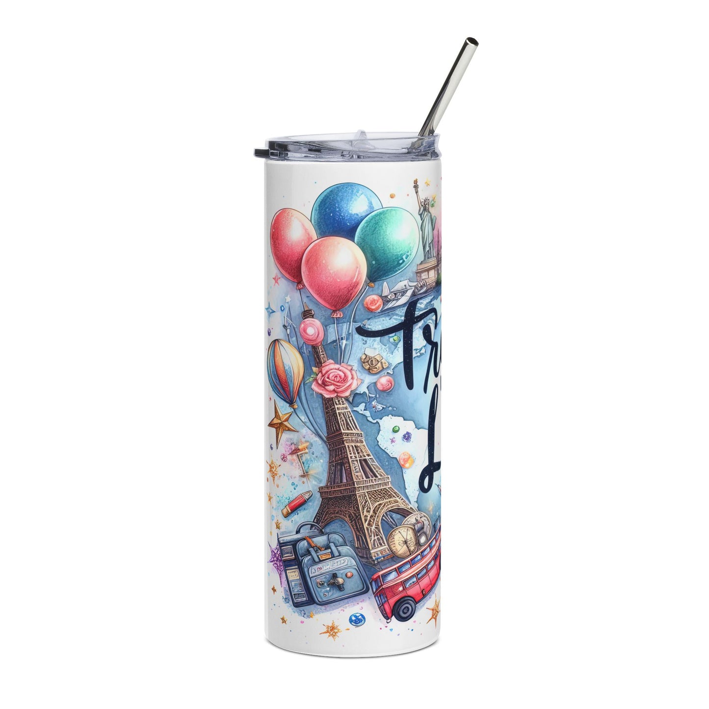 Live to Travel Tumbler, 20oz