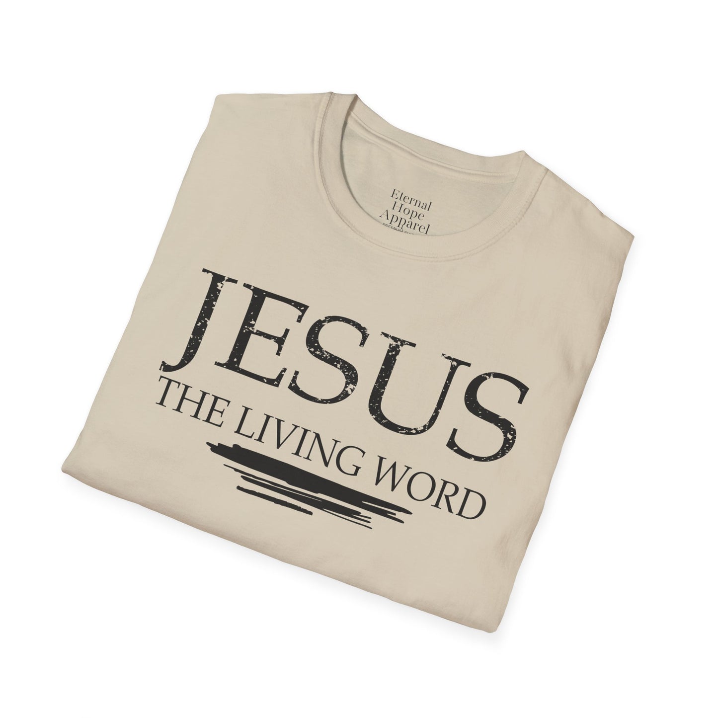 "Jesus: The Living Word" - Inspirational Unisex T-Shirt