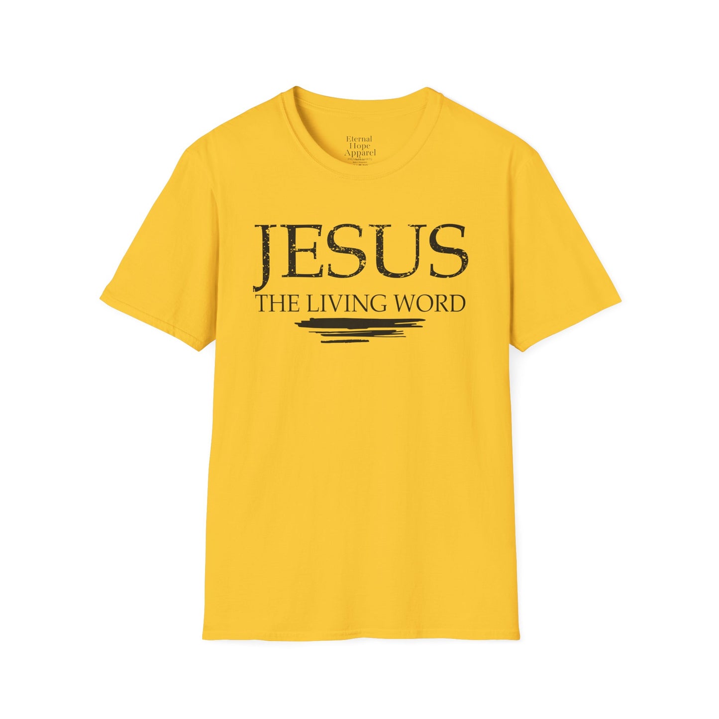 "Jesus: The Living Word" - Inspirational Unisex T-Shirt