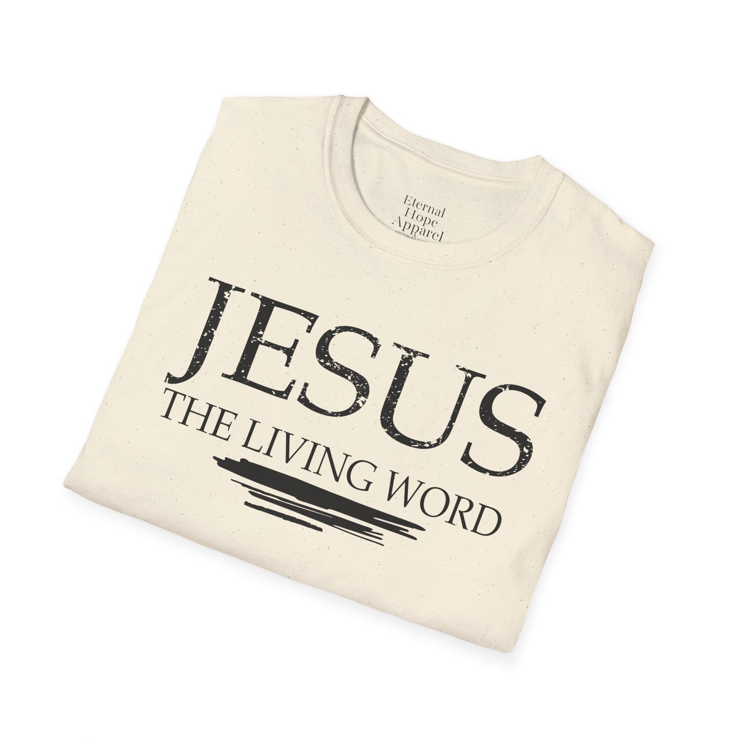 "Jesus: The Living Word" - Inspirational Unisex T-Shirt
