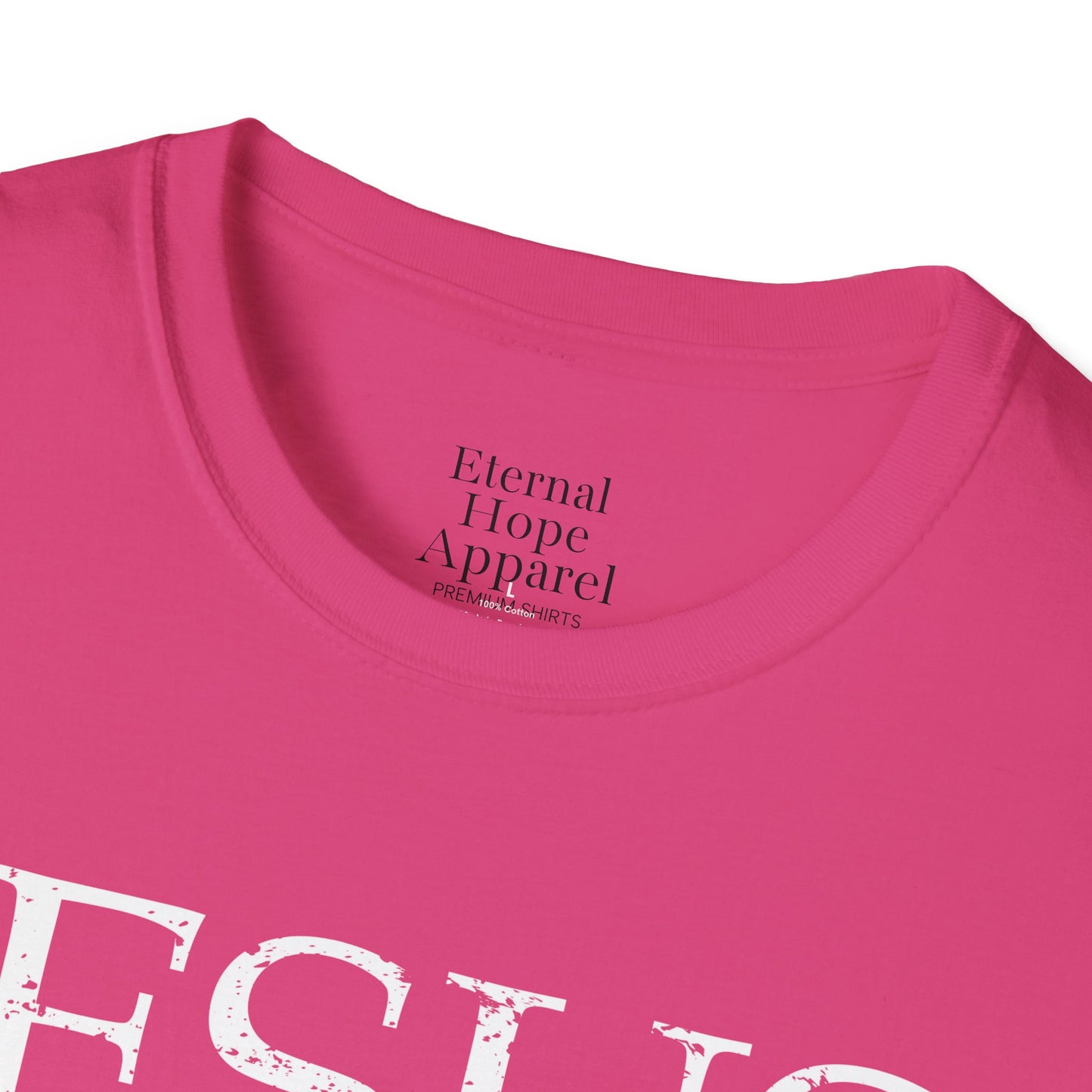 Jesus The Living Word Unisex Softstyle T-Shirt - Faith-Based Apparel
