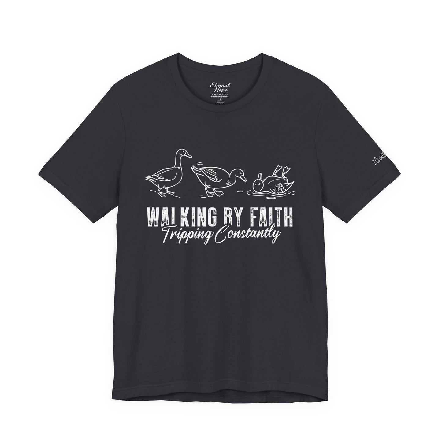 “Walking by faith and tripping constantly”