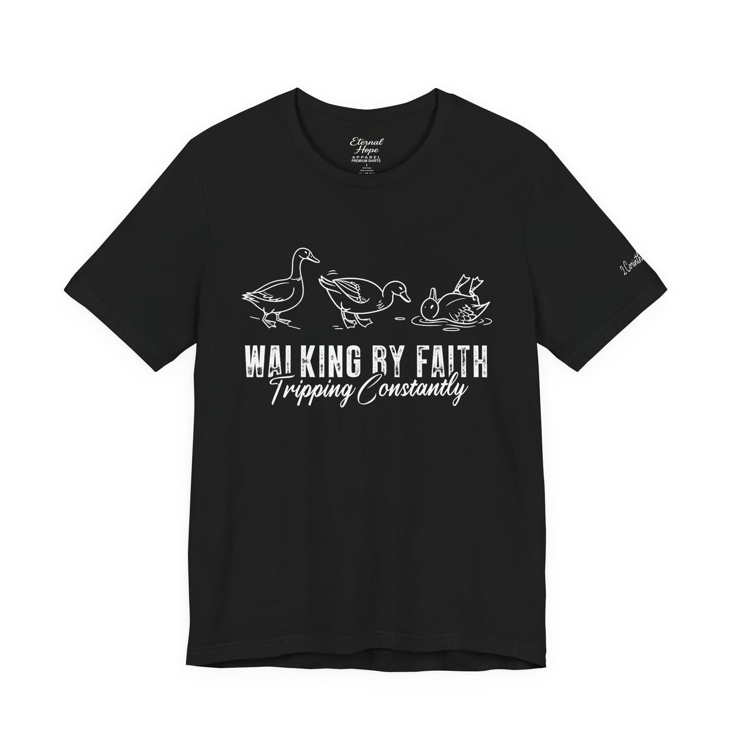 “Walking by faith and tripping constantly”