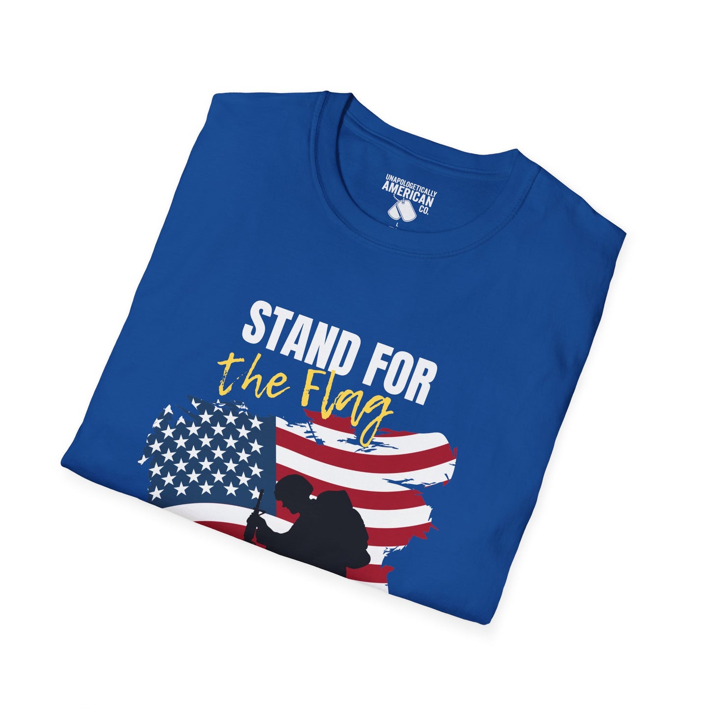 Unisex Softstyle T-Shirt - Stand for the Flag, Kneel for the Fallen