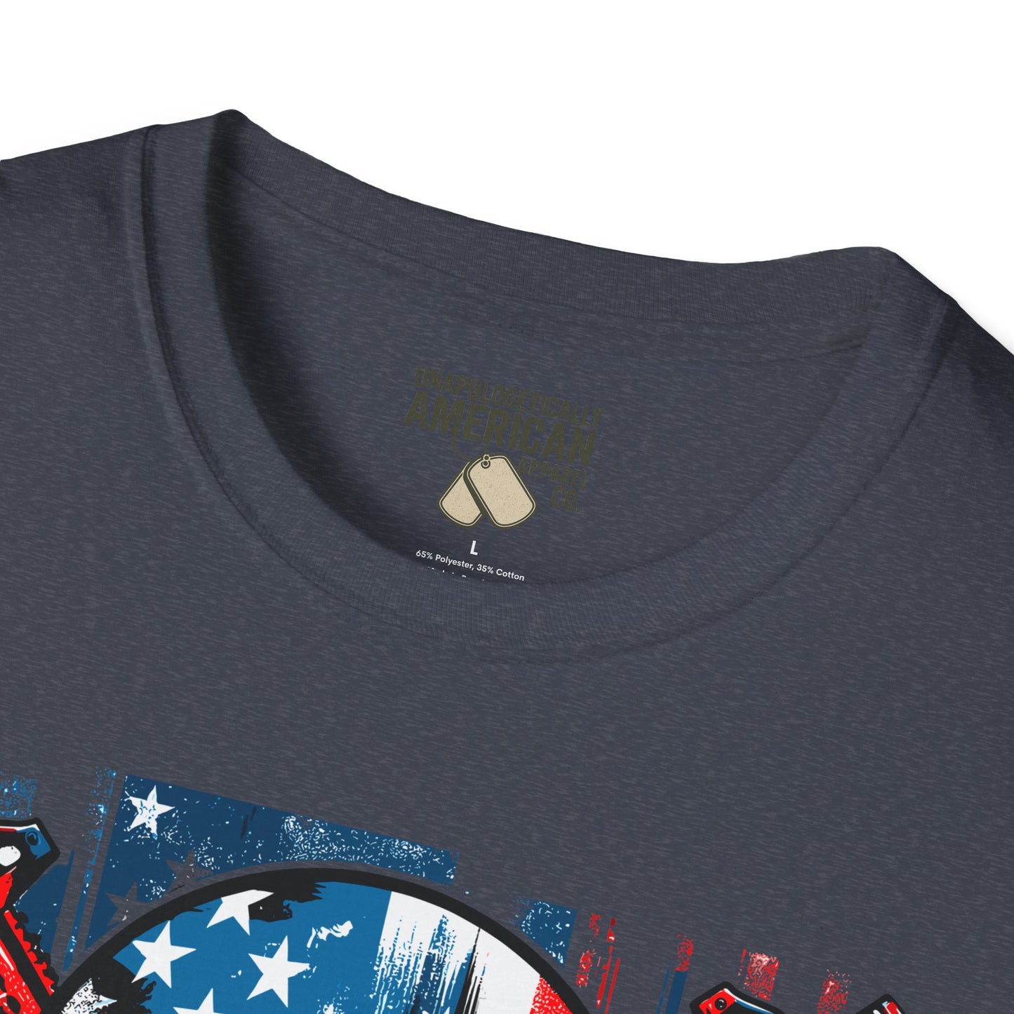Patriotic Skull Unisex T-Shirt - Bold Design for Independence Day, Halloween, Gift for Veterans, Outdoor Events, Casual Wear