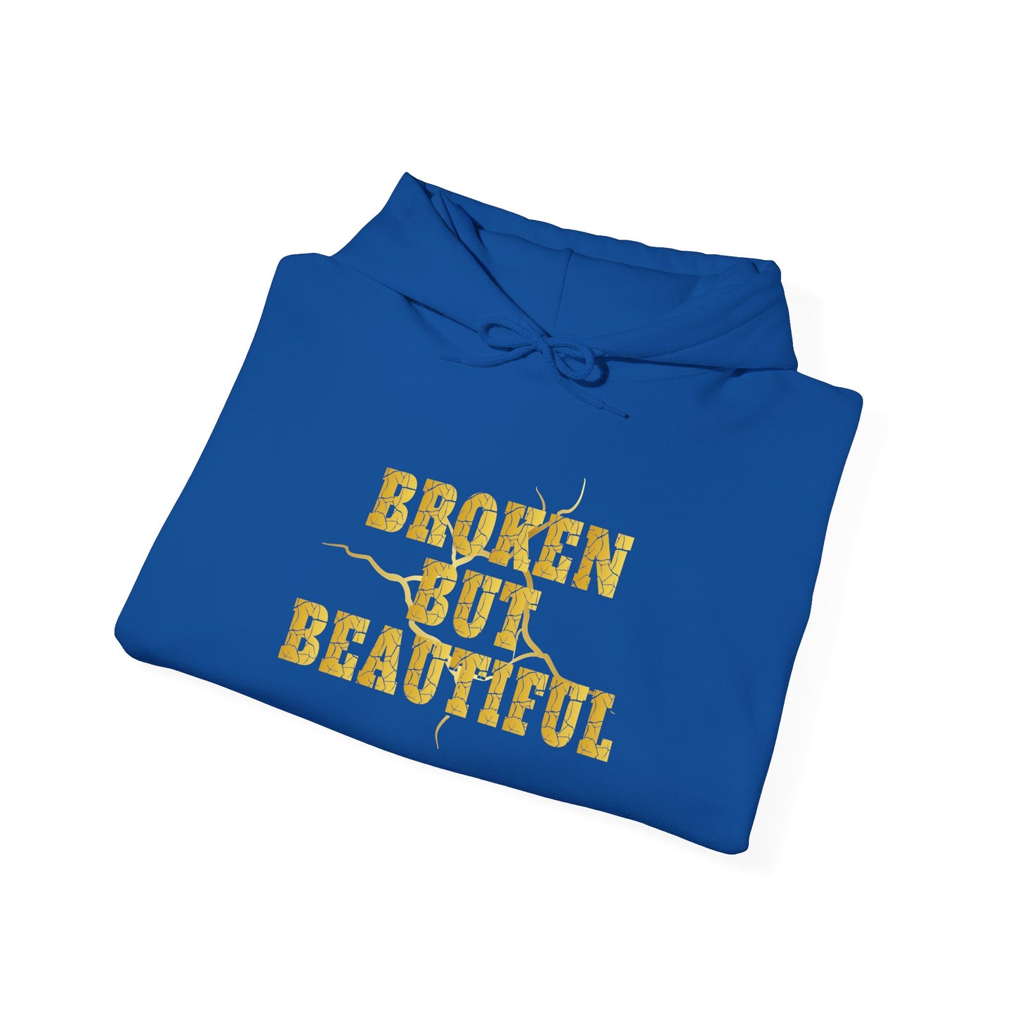 "Broken But Beautiful" - Motivational Sweatshirt for Self-Love, Healing, Mental Health Awareness.