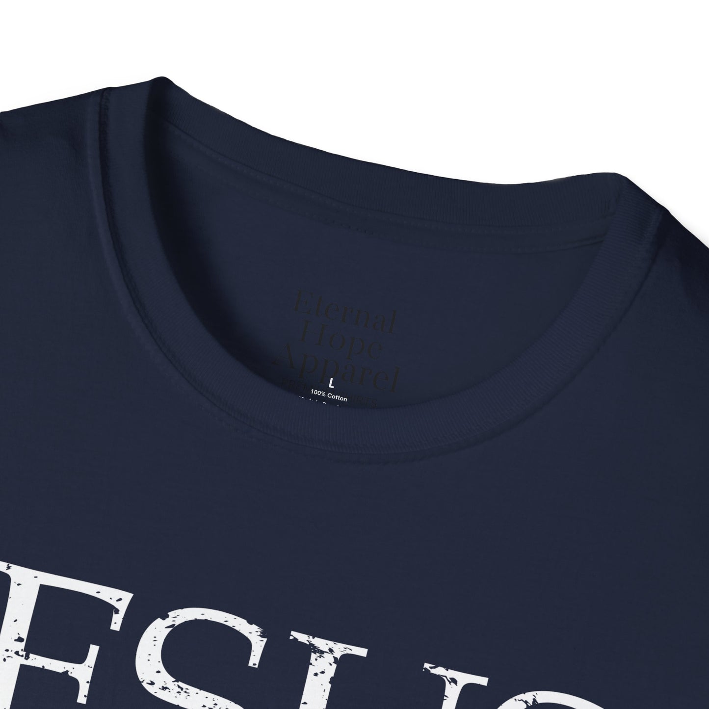 Jesus The Living Word Unisex Softstyle T-Shirt - Faith-Based Apparel