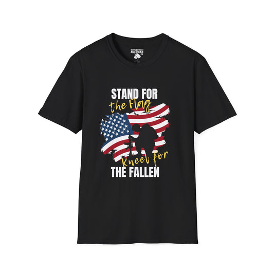 Unisex Softstyle T-Shirt - Stand for the Flag, Kneel for the Fallen
