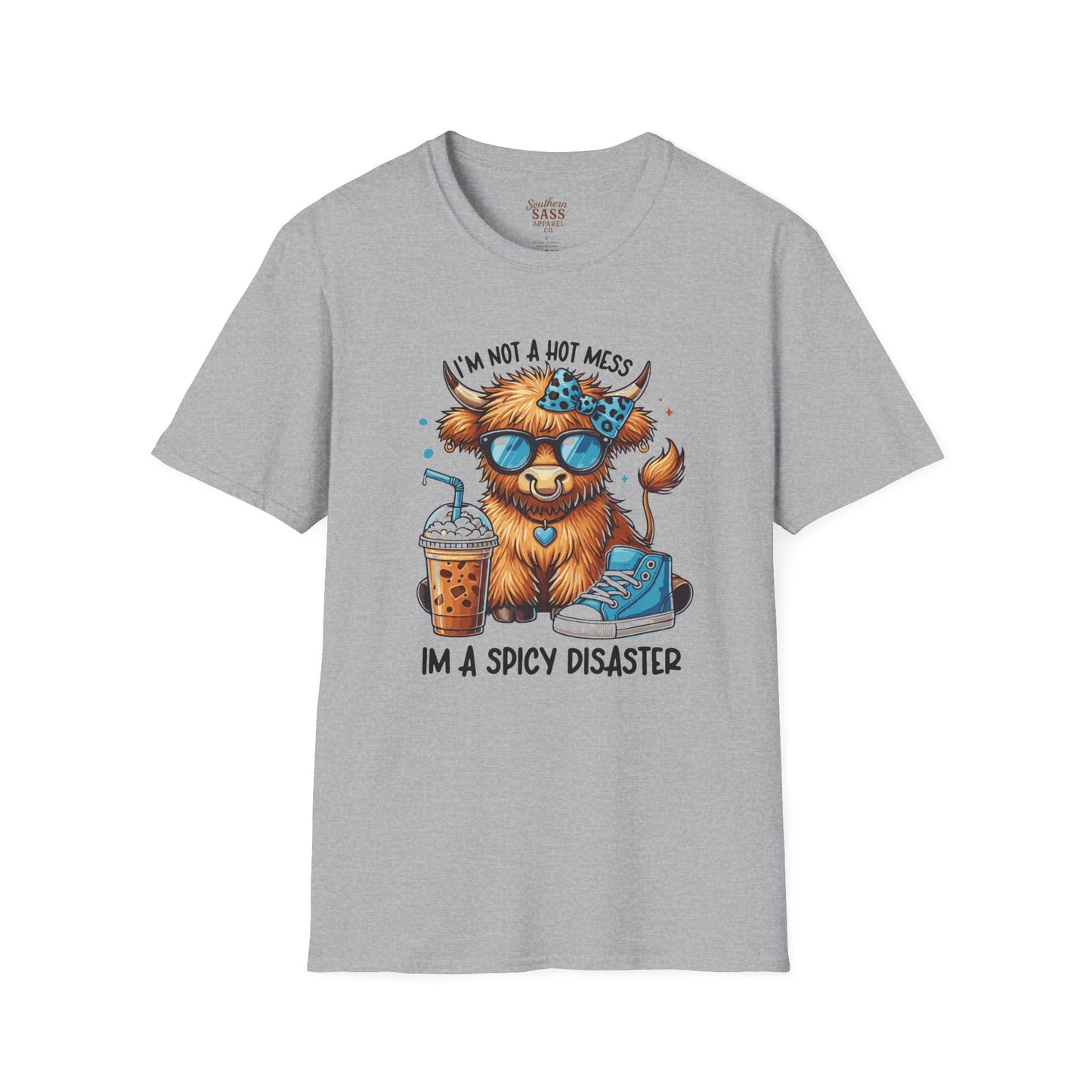 Spicy Disaster Highland Cow T-Shirt,