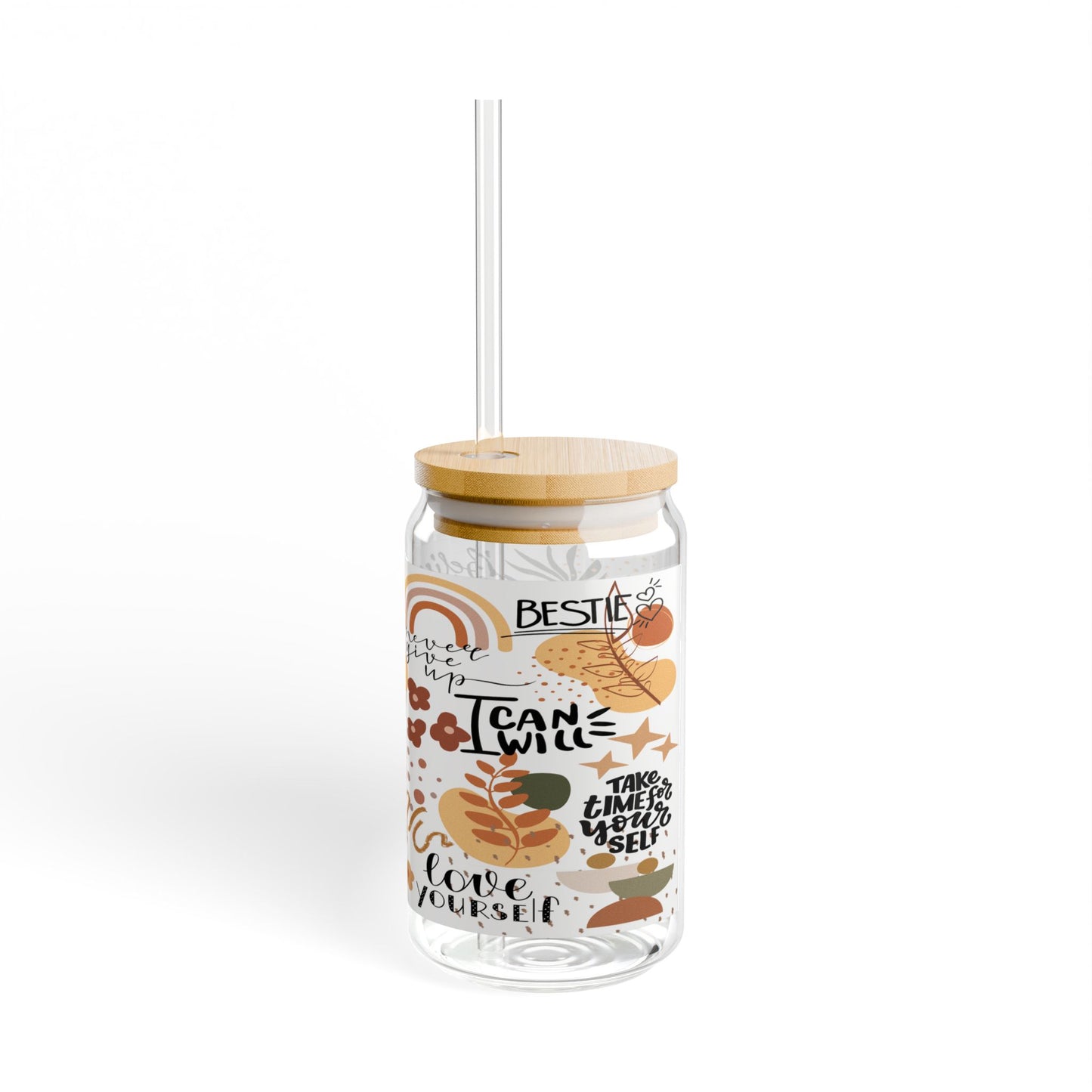 Motivational Sipper Glass, 16oz –