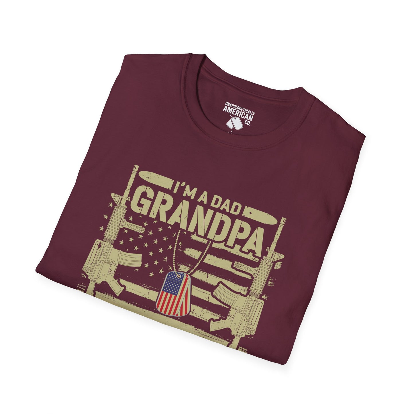 Veteran Grandpa T-Shirt | Unisex Softstyle Tee | Father’s Day Gift, Military Dad Shirt, Comfortable Casual Wear, Patriotic Apparel, [...]