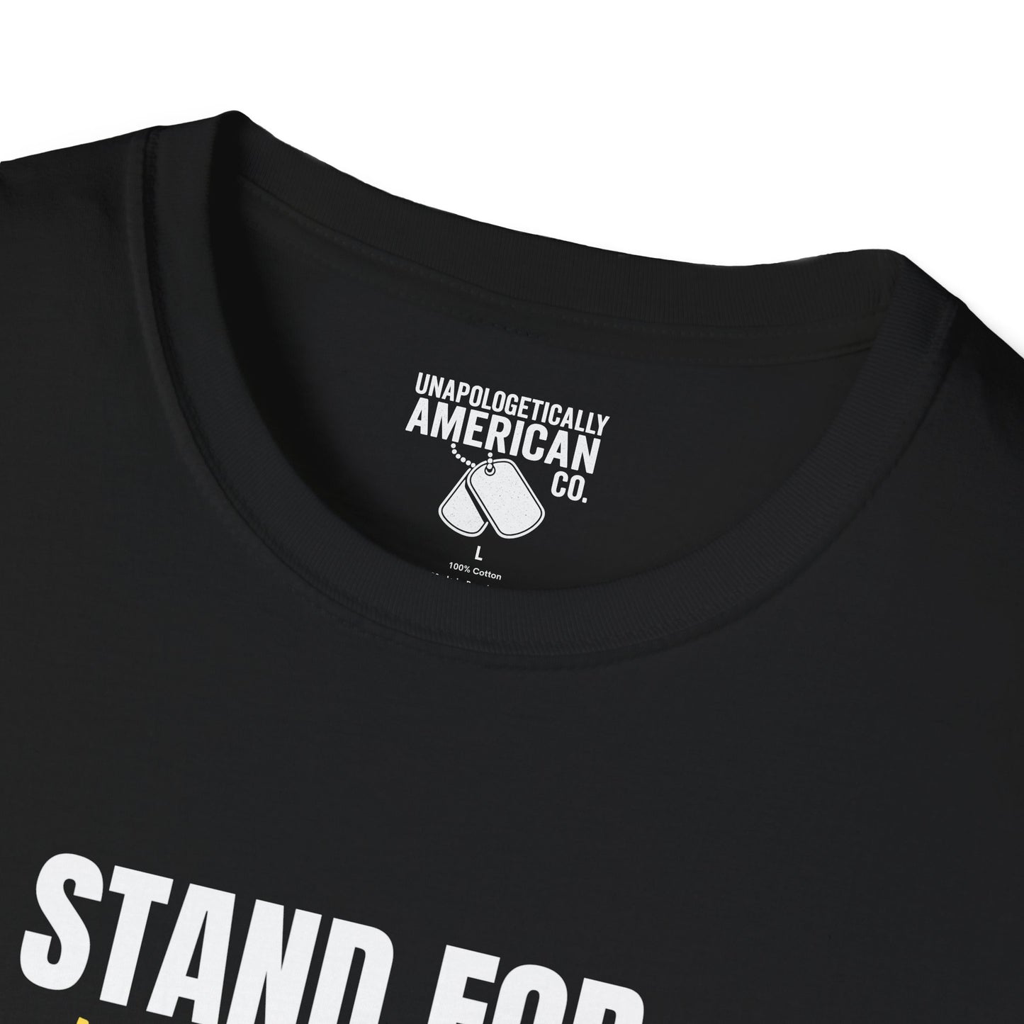 Unisex Softstyle T-Shirt - Stand for the Flag, Kneel for the Fallen