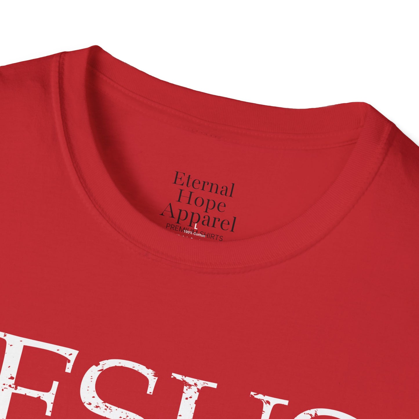 Jesus The Living Word Unisex Softstyle T-Shirt - Faith-Based Apparel