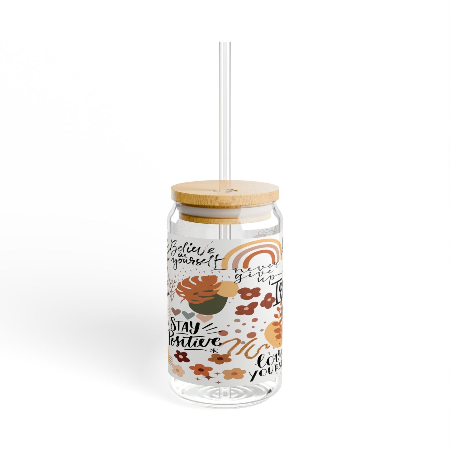 Motivational Sipper Glass, 16oz –