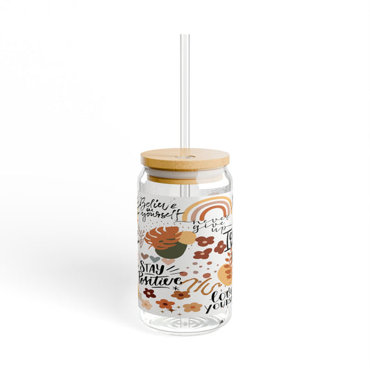 Motivational Sipper Glass, 16oz –