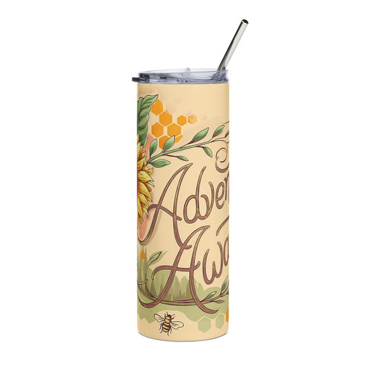 Sunflower Adventure Stainless Steel Tumbler - 20oz