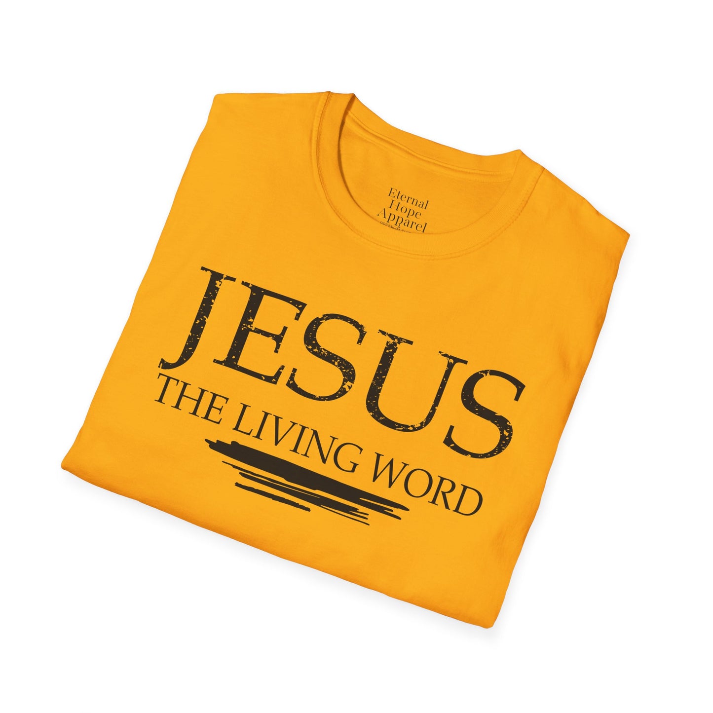 "Jesus: The Living Word" - Inspirational Unisex T-Shirt