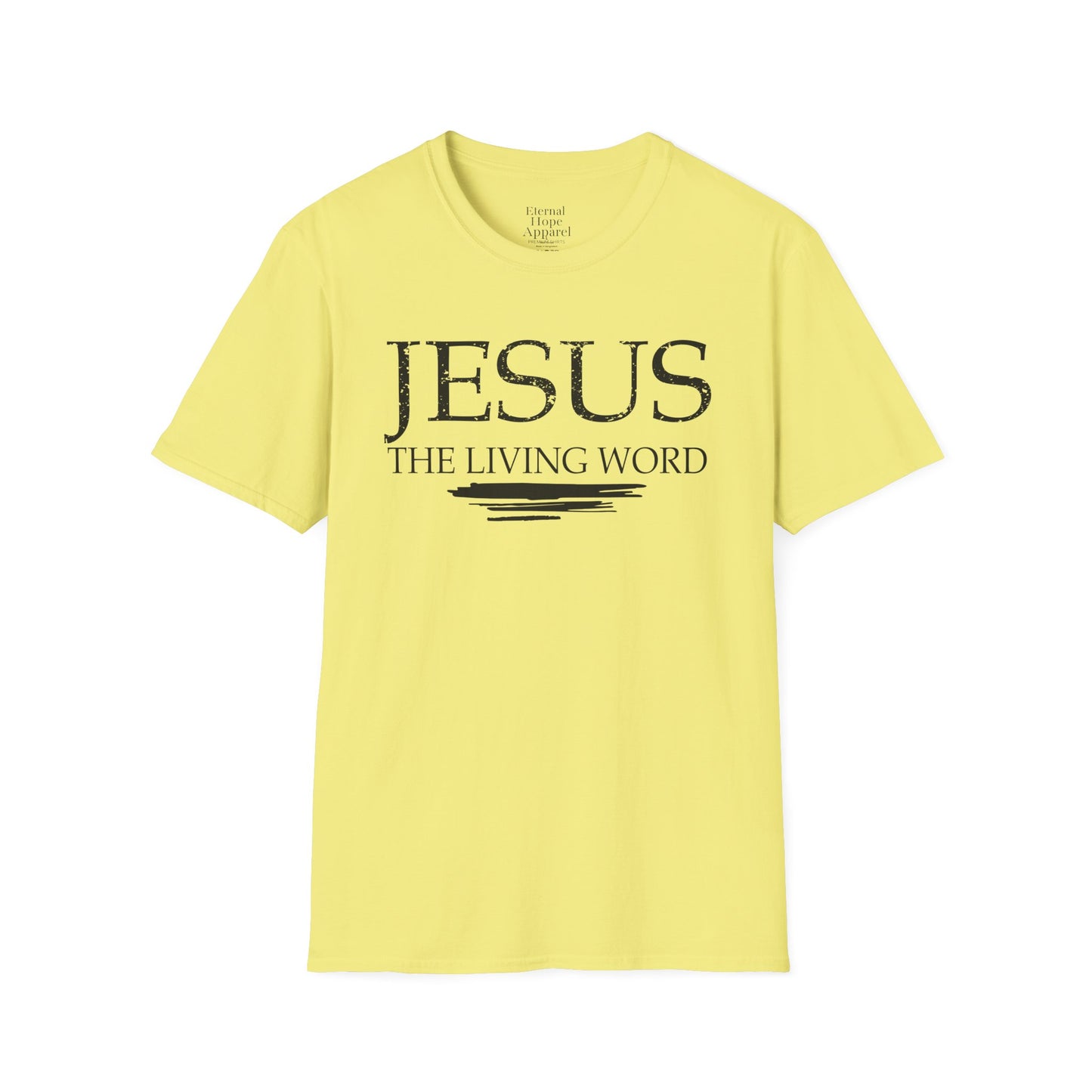 "Jesus: The Living Word" - Inspirational Unisex T-Shirt