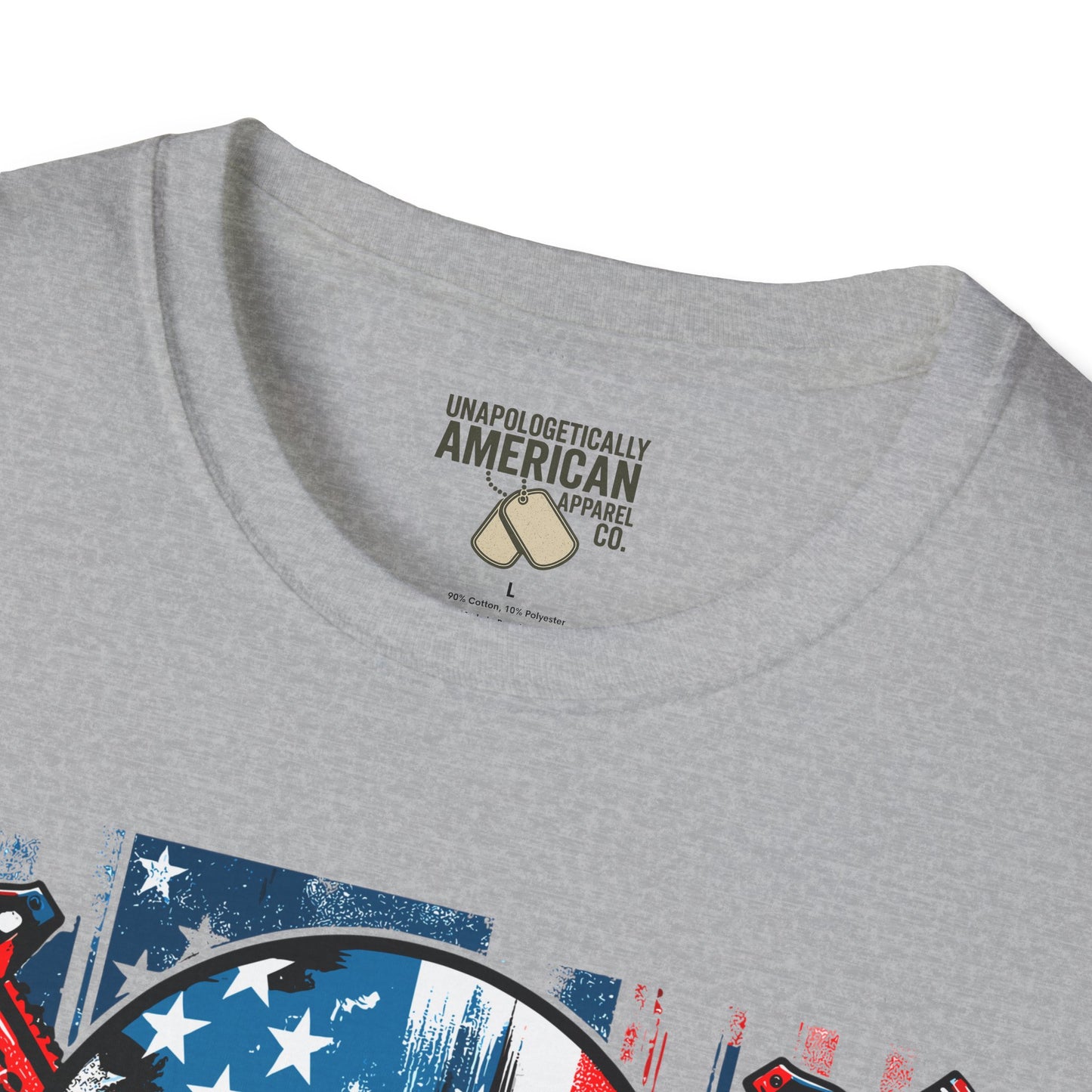 Patriotic Skull Unisex T-Shirt - Bold Design for Independence Day, Halloween, Gift for Veterans, Outdoor Events, Casual Wear