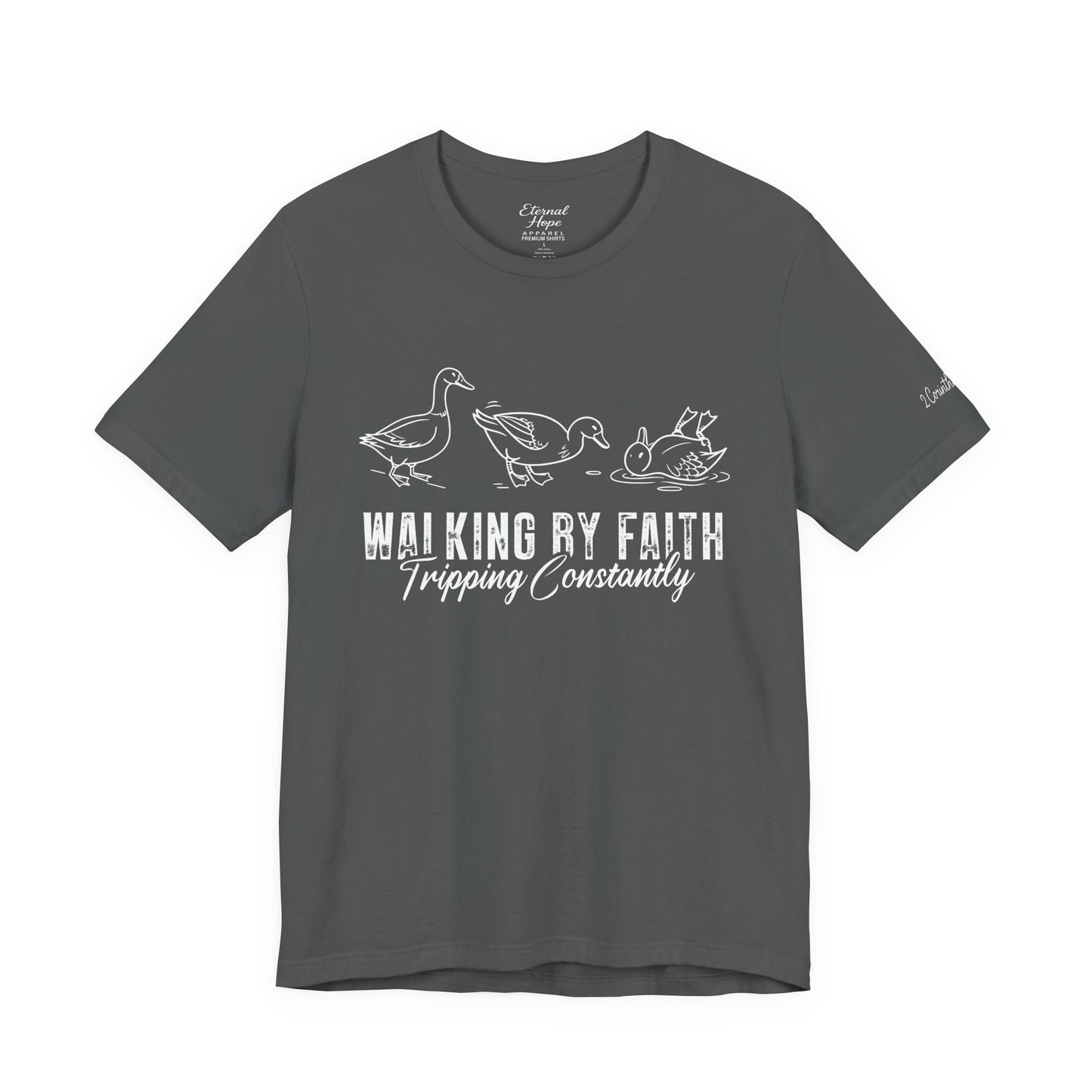 “Walking by faith and tripping constantly”