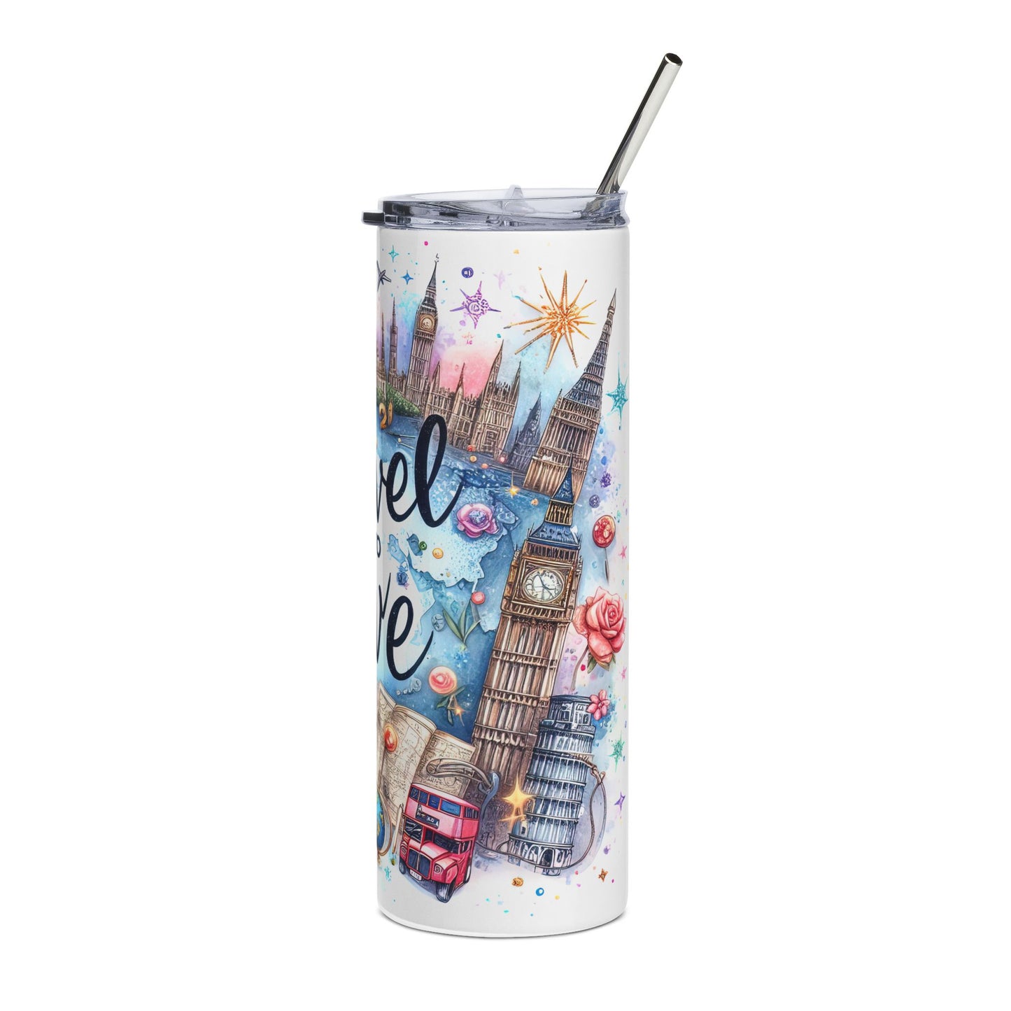 Live to Travel Tumbler, 20oz