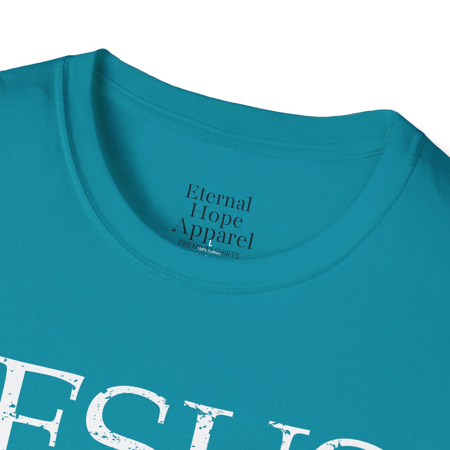 Jesus The Living Word Unisex Softstyle T-Shirt - Faith-Based Apparel