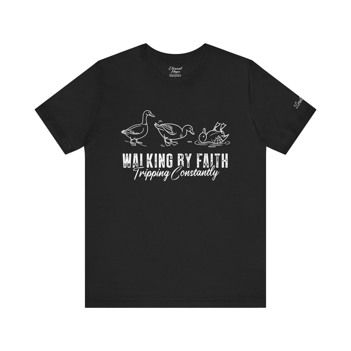 “Walking by faith and tripping constantly”
