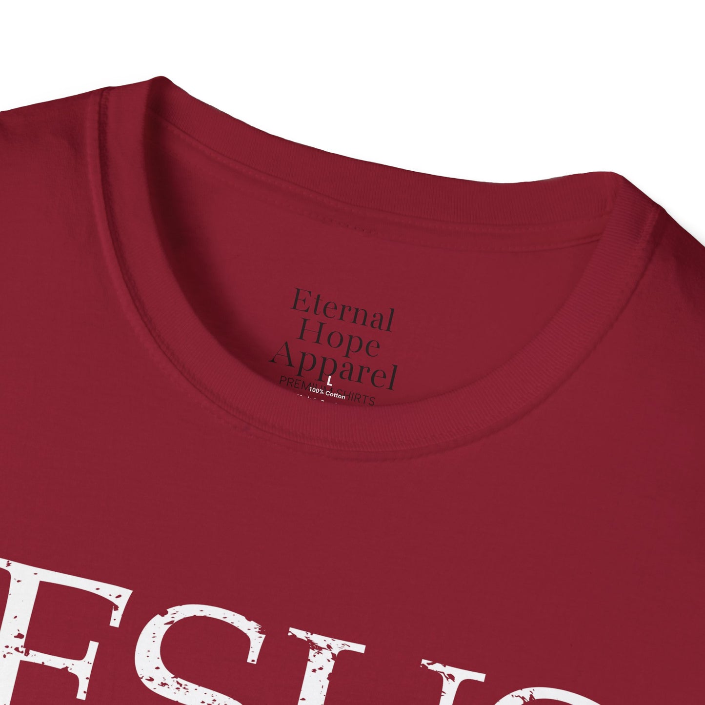 Jesus The Living Word Unisex Softstyle T-Shirt - Faith-Based Apparel