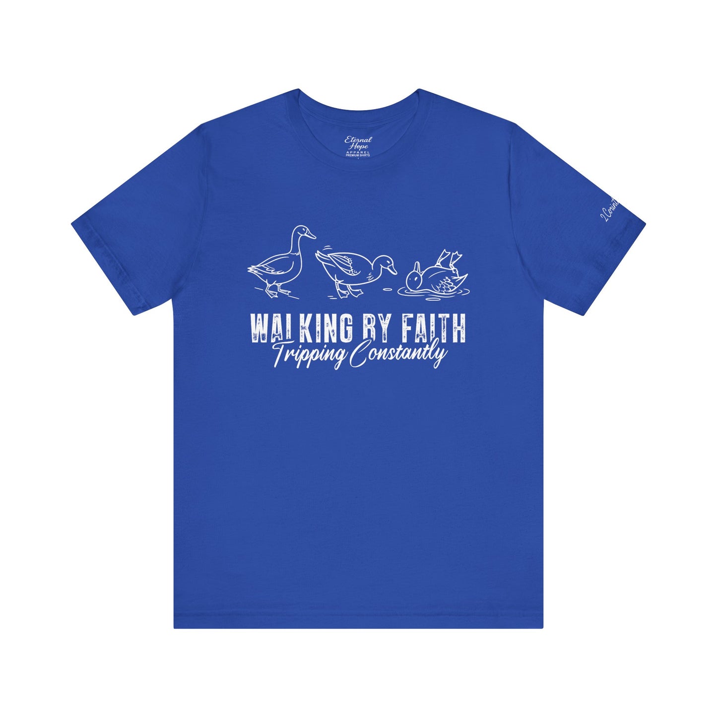 “Walking by faith and tripping constantly”