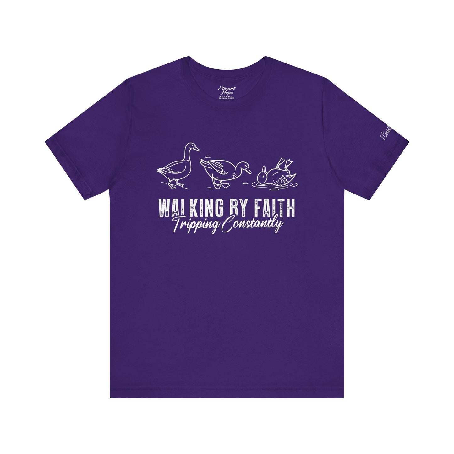 “Walking by faith and tripping constantly”