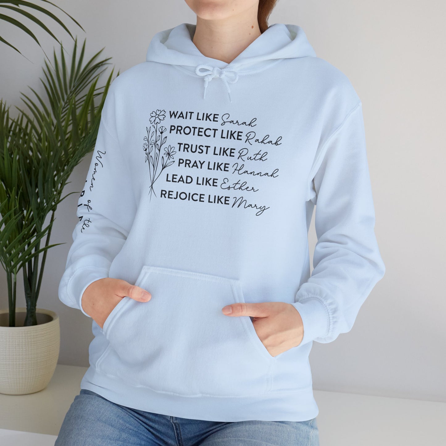 Inspirational Unisex Hooded Sweatshirt - Uplifting Messages for Faith and Community