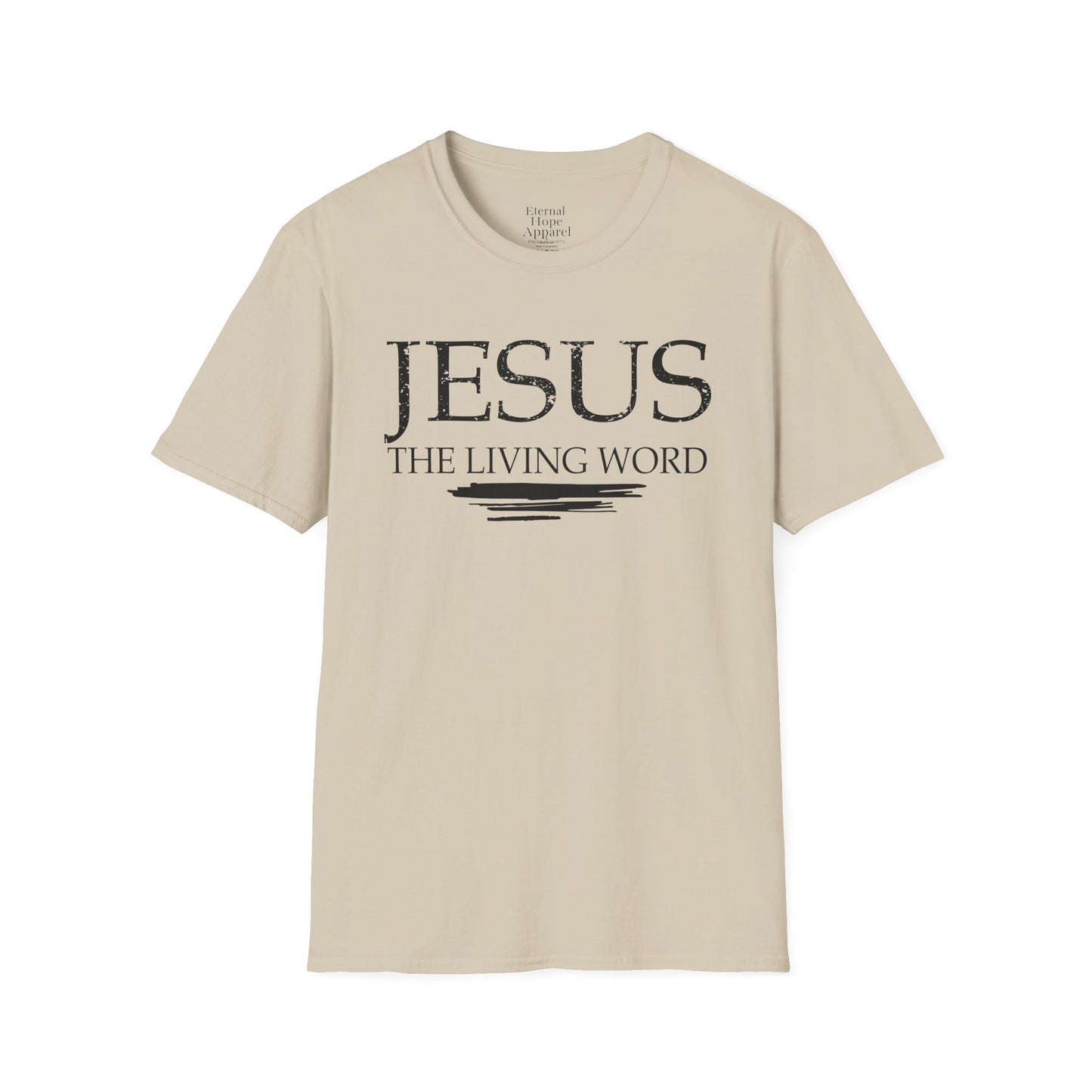 "Jesus: The Living Word" - Inspirational Unisex T-Shirt