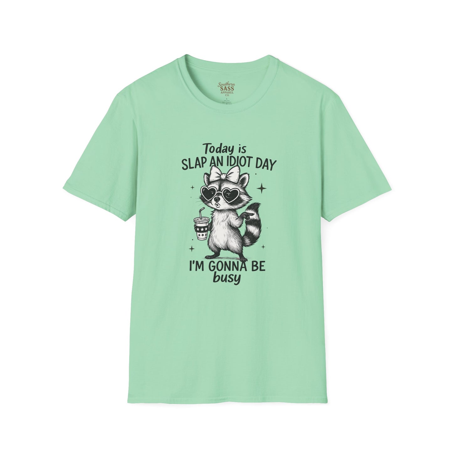 Funny Raccoon T-Shirt, Humorous Gift, Unisex Casual Wear, Whimsical Graphic Tee, Joke Apparel
