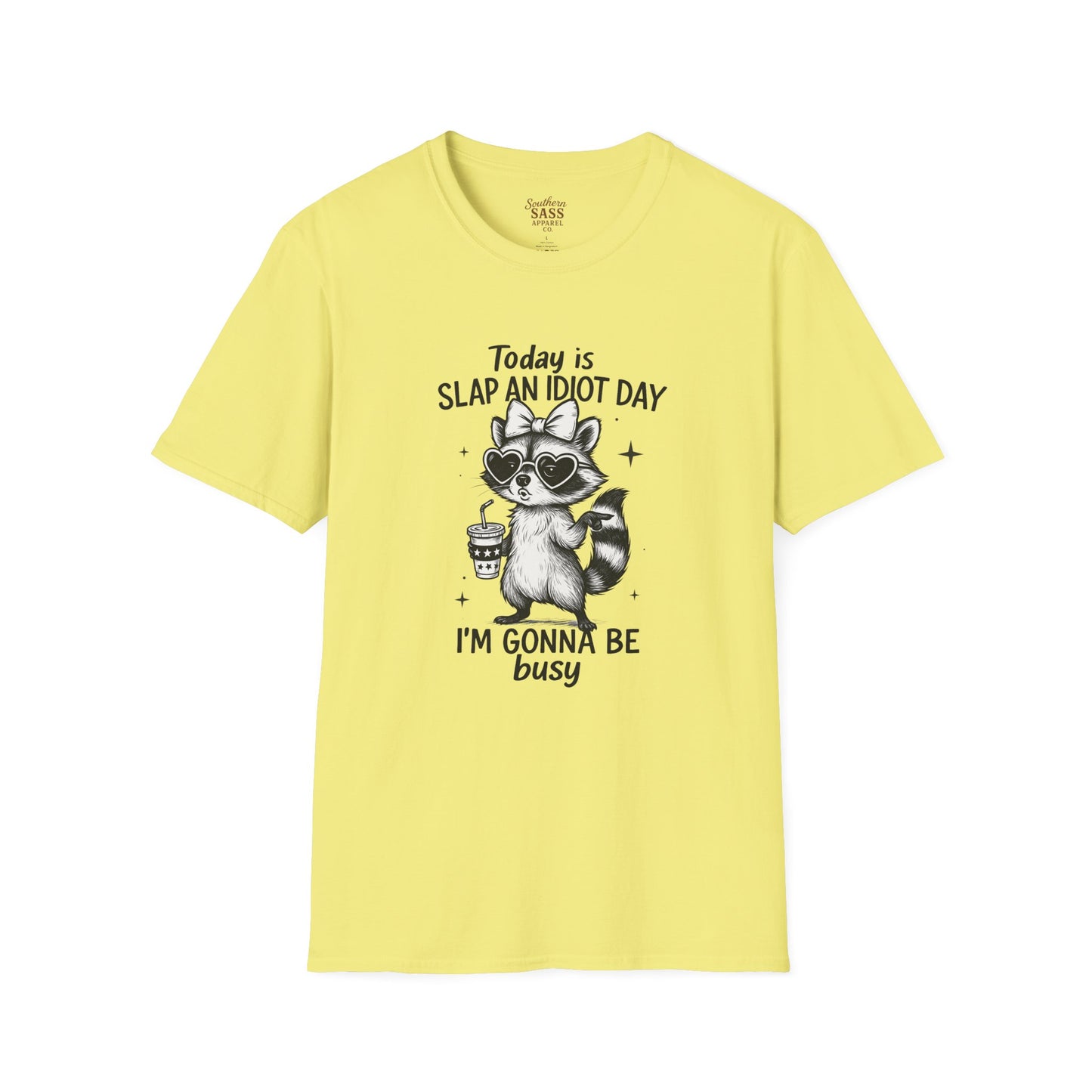 Funny Raccoon T-Shirt, Humorous Gift, Unisex Casual Wear, Whimsical Graphic Tee, Joke Apparel
