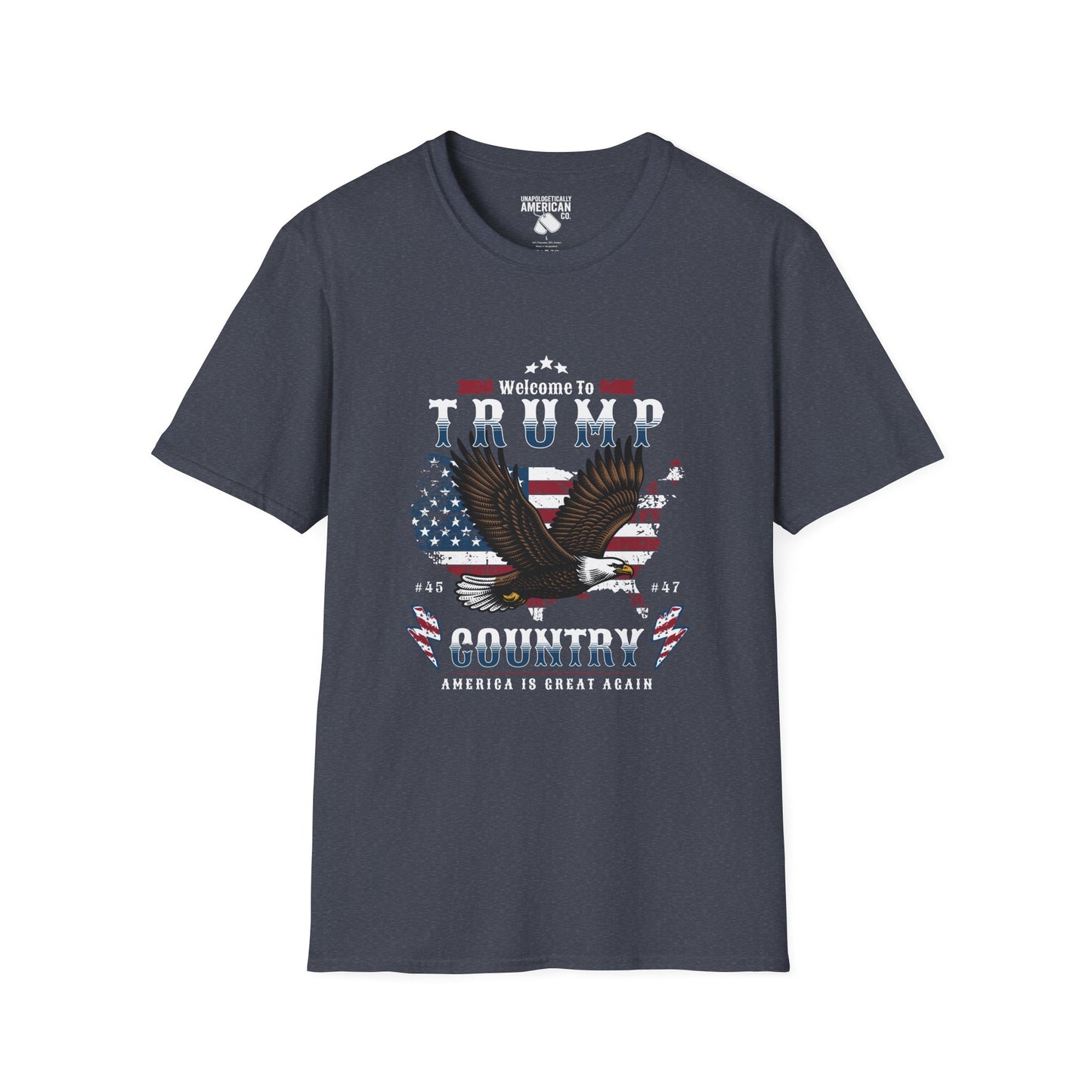 Welcome to Trump Country T-Shirt | Unisex Softstyle Tee | Patriotic Apparel, Gift for Trump Supporters, Election Day, 4th of July, [...]