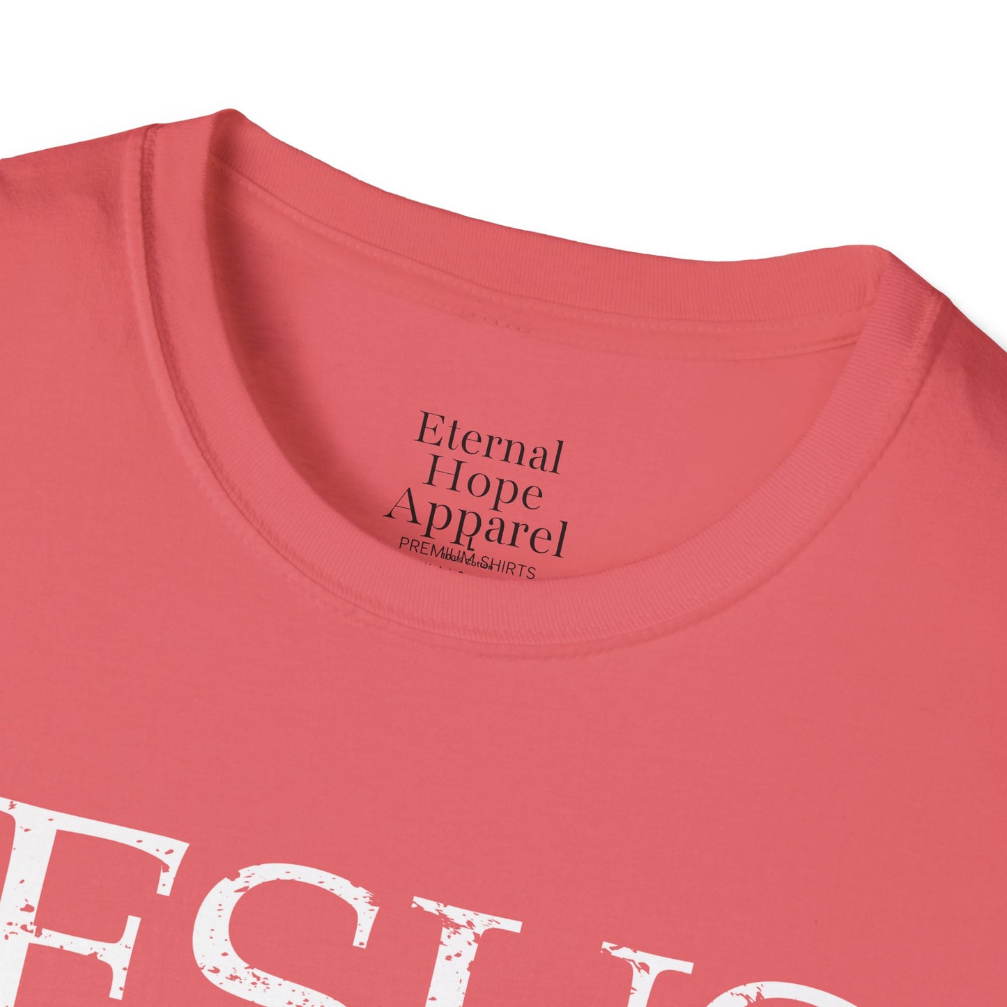 Jesus The Living Word Unisex Softstyle T-Shirt - Faith-Based Apparel