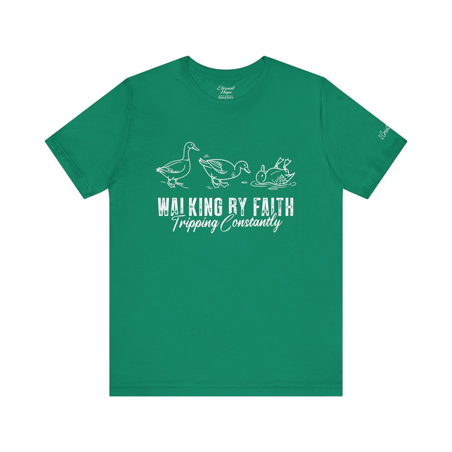 “Walking by faith and tripping constantly”
