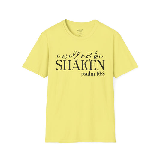 I will not be shaken