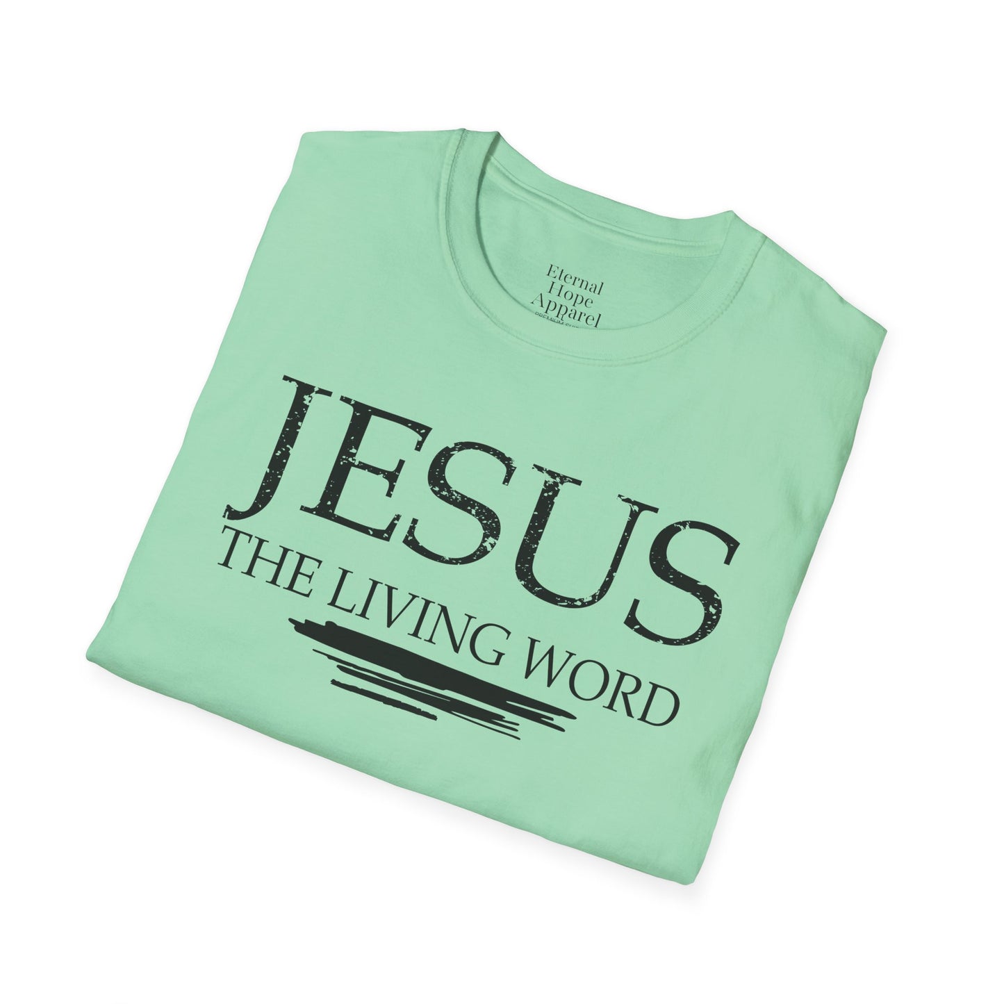 "Jesus: The Living Word" - Inspirational Unisex T-Shirt