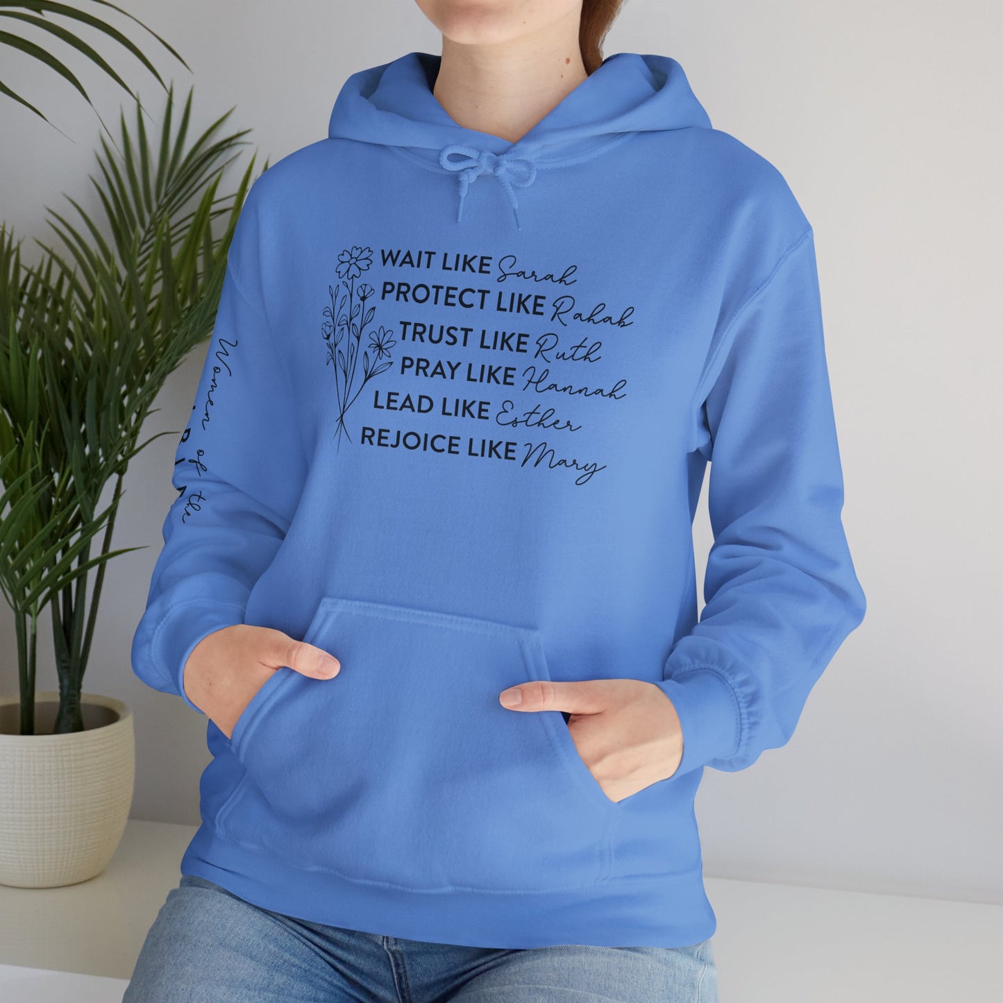 Inspirational Unisex Hooded Sweatshirt - Uplifting Messages for Faith and Community