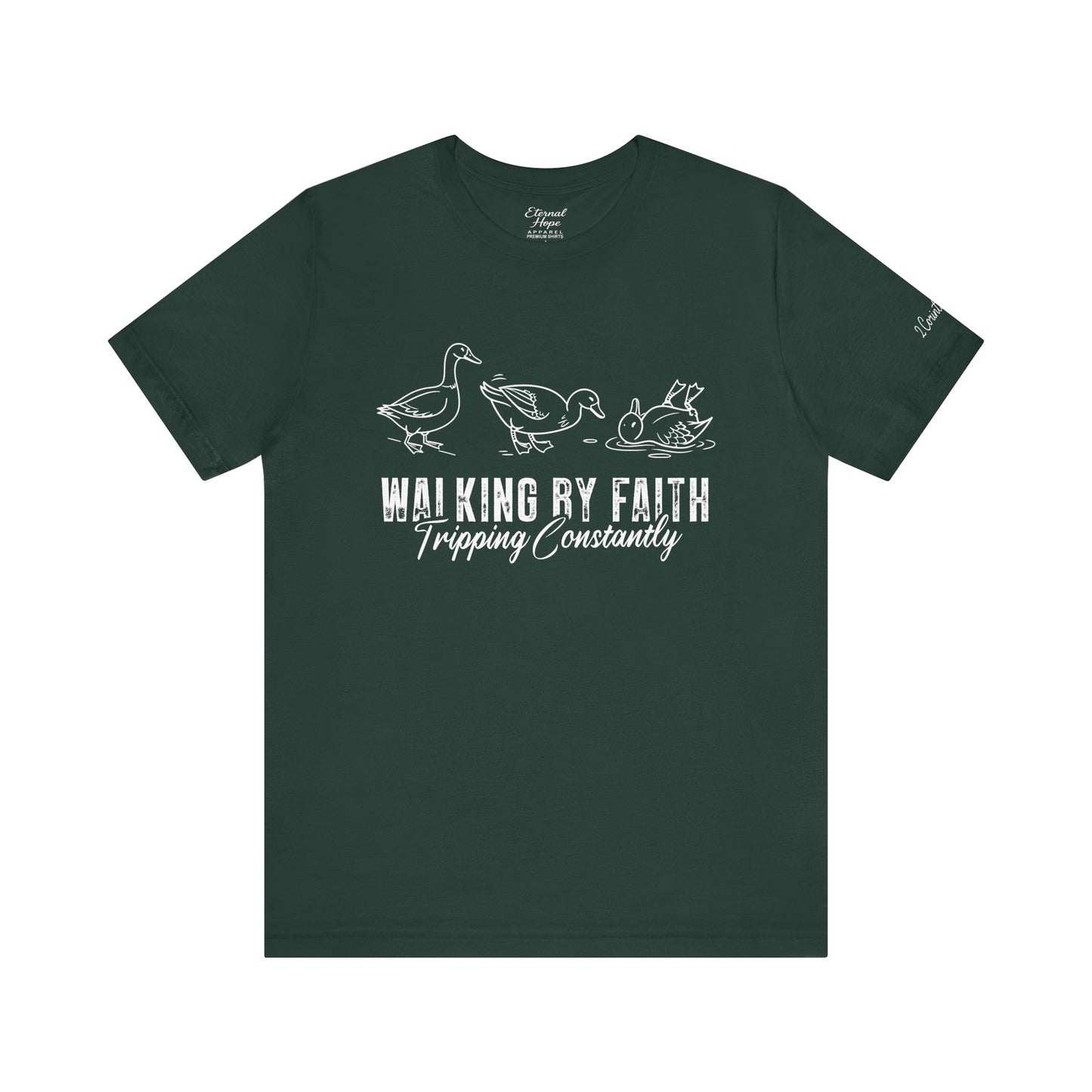 “Walking by faith and tripping constantly”