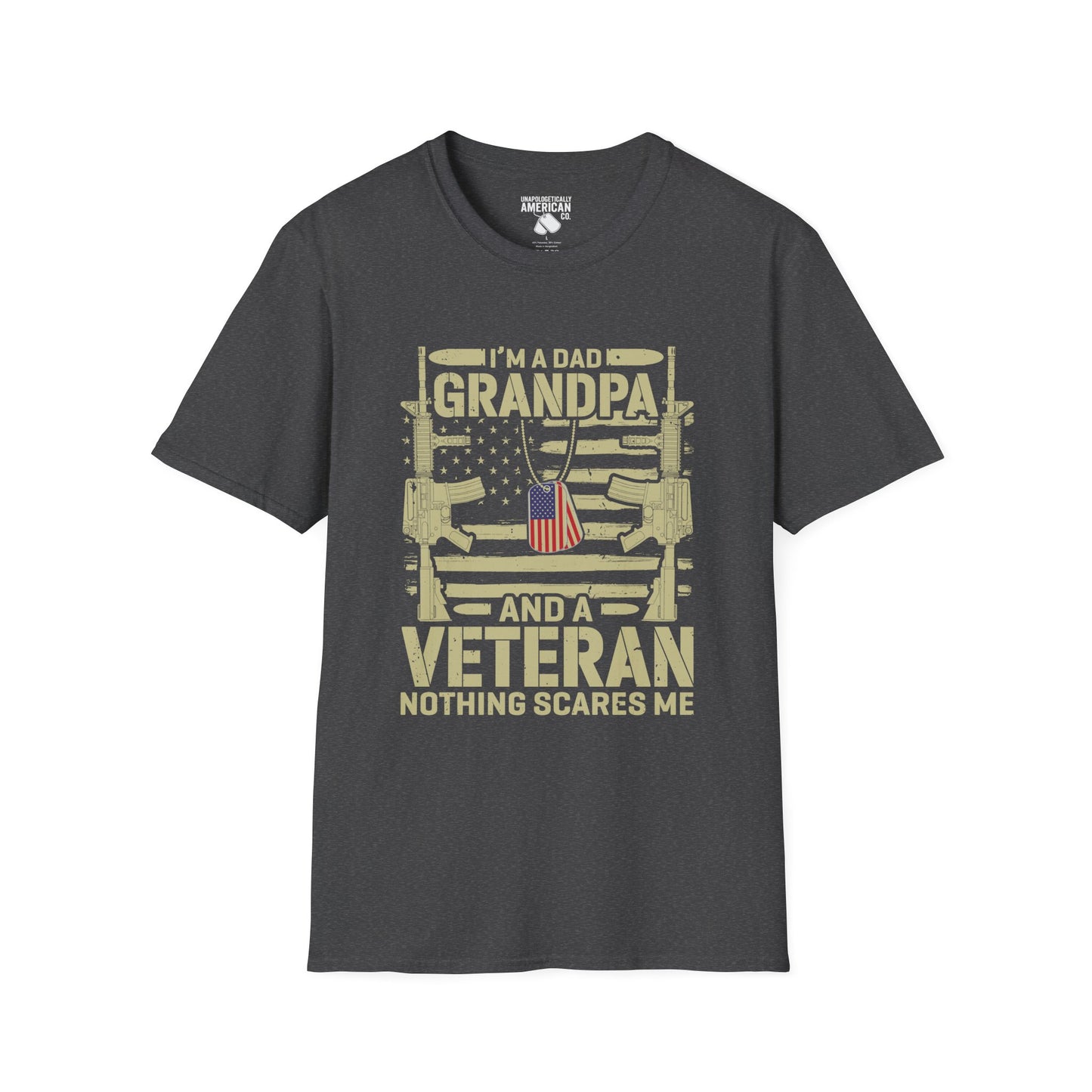 Veteran Grandpa T-Shirt | Unisex Softstyle Tee | Father’s Day Gift, Military Dad Shirt, Comfortable Casual Wear, Patriotic Apparel, [...]