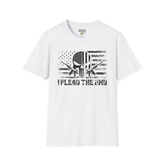 I Plead the 2nd Unisex Softstyle T-Shirt, Comfortable Tee, Gun Rights Shirt, Patriotic Apparel, Casual Wear, Gift for Gun Lovers