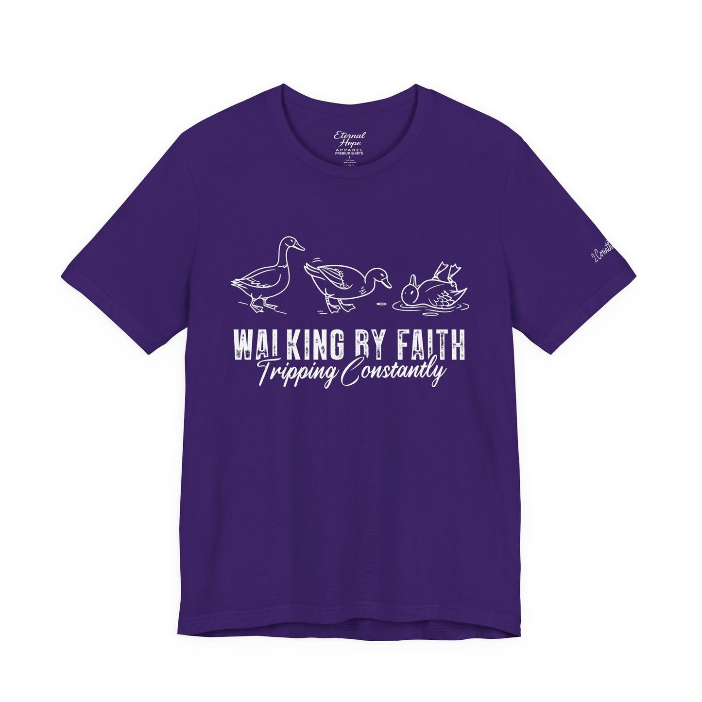 “Walking by faith and tripping constantly”