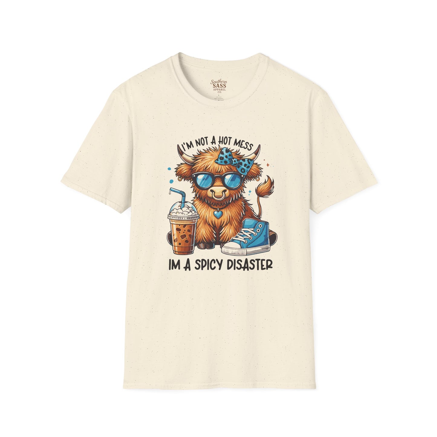 Spicy Disaster Highland Cow T-Shirt,