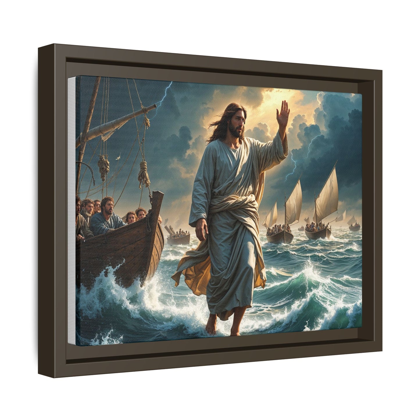 Jesus Walking on Water, Faith-Based Home Decor, Christian Gift for Holidays