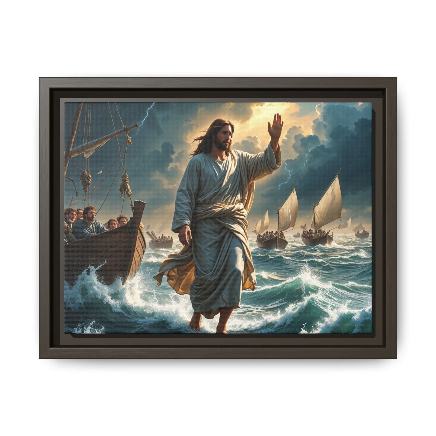 Jesus Walking on Water, Faith-Based Home Decor, Christian Gift for Holidays