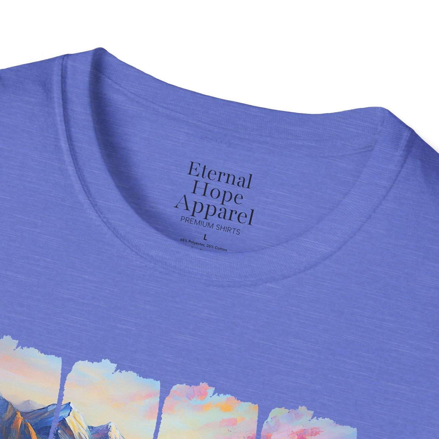 God is Good All the Time Unisex Softstyle T-Shirt - Inspirational Nature Design