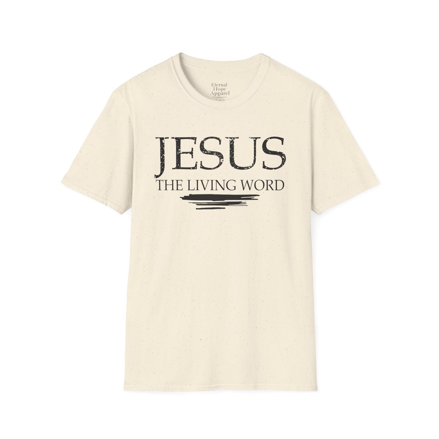 "Jesus: The Living Word" - Inspirational Unisex T-Shirt