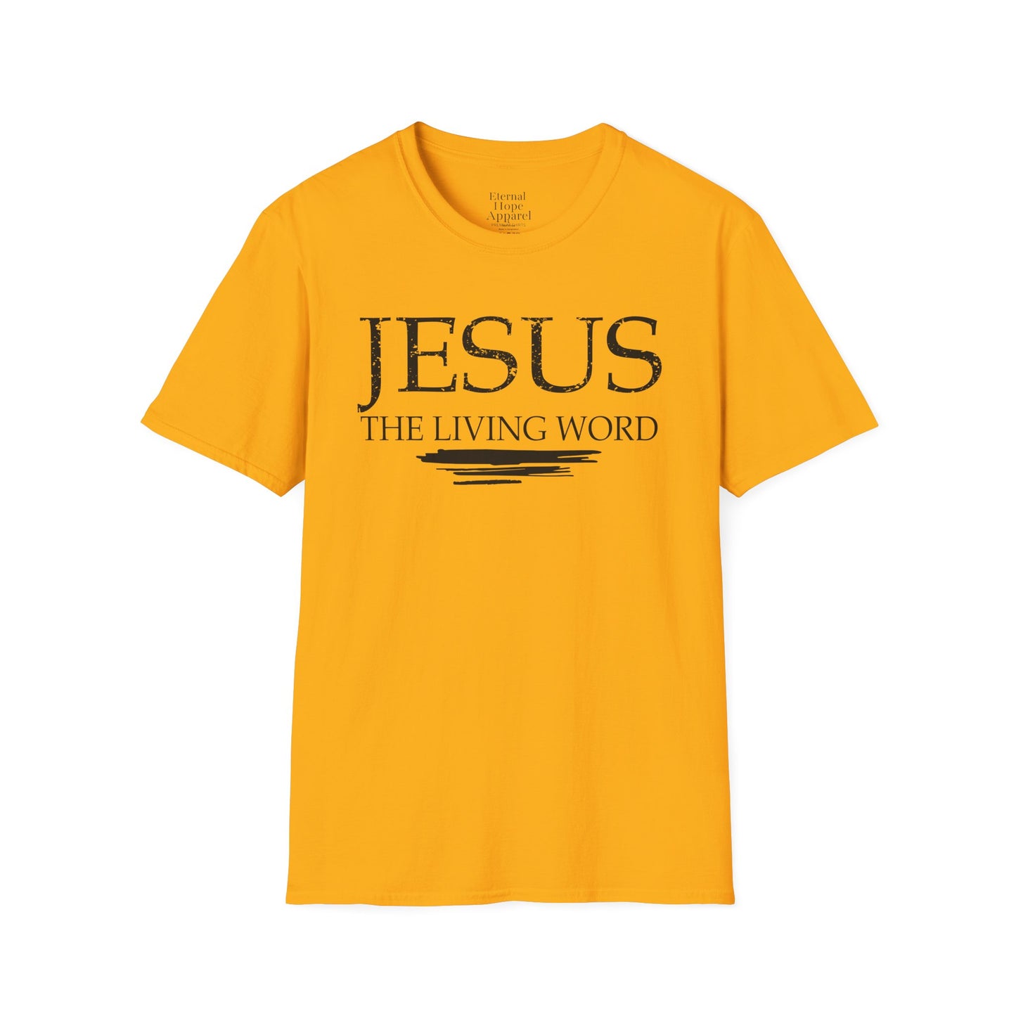 "Jesus: The Living Word" - Inspirational Unisex T-Shirt
